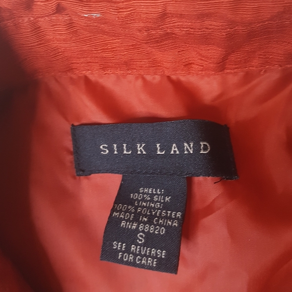 Silk Land floral blazer with embroidery small - Picture 3 of 6